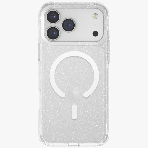 Etui UNIQ LifePro Xtreme do Apple iPhone 17 Pro Max MagClick Charging przezroczysty/brokat