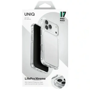 Etui UNIQ LifePro Xtreme do Apple iPhone 17 Pro Max przezroczysty