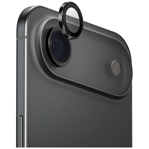 Szkło na obiektyw aparatu UNIQ Optix Aluminium Camera Lens Protector do Apple iPhone Air z aplikatorem czarny