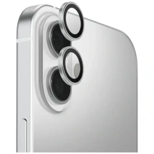 Szkło na obiektyw aparatu UNIQ Optix Aluminium Camera Lens Protector do Apple iPhone 17 z aplikatorem srebrny
