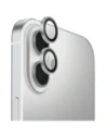 Szkło na obiektyw aparatu UNIQ Optix Aluminium Camera Lens Protector do Apple iPhone 17 z aplikatorem srebrny