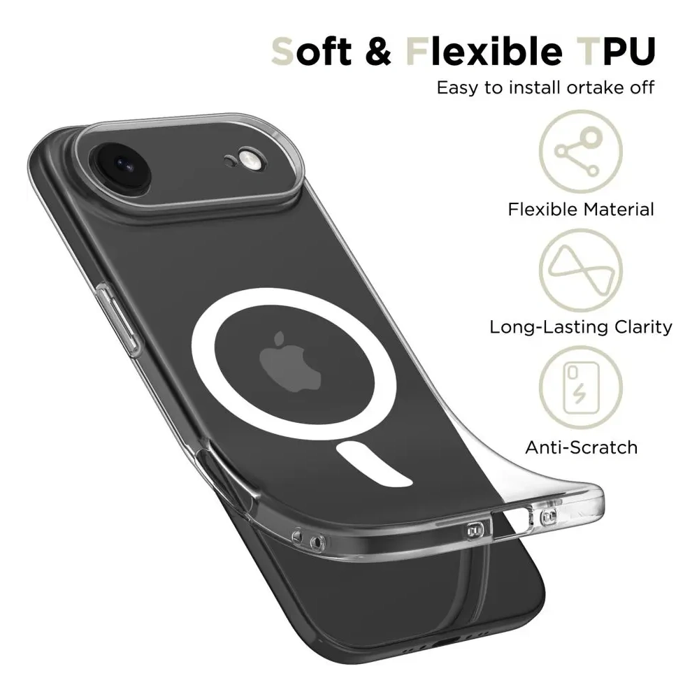 Etui Tech-Protect FlexAir MagSafe do Apple iPhone Air Clear