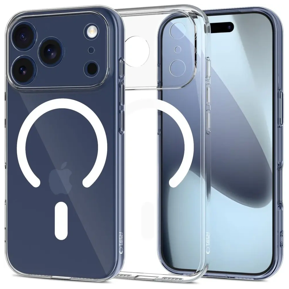 Etui Tech-Protect FlexAir MagSafe do Apple iPhone 17 Pro Max Clear