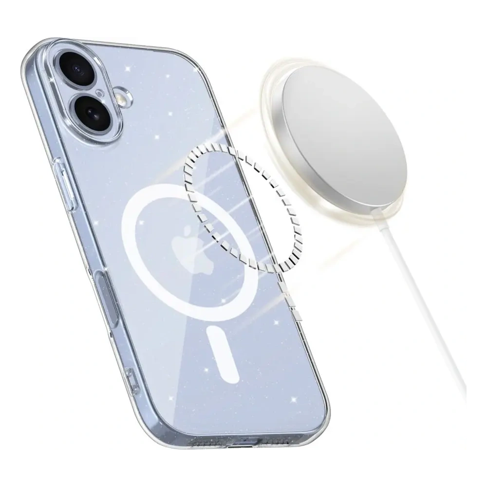 Etui Tech-Protect FlexAir MagSafe do Apple iPhone 17 Glitter