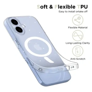 Etui Tech-Protect FlexAir MagSafe do Apple iPhone 17 Glitter