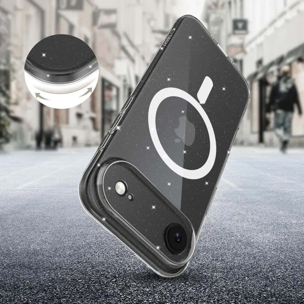 Etui Tech-Protect FlexAir MagSafe do Apple iPhone Air Glitter