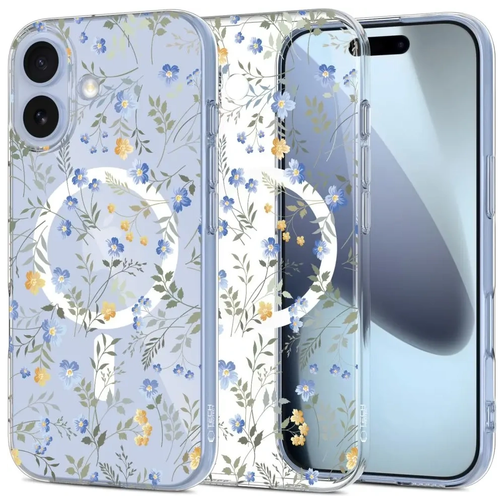 Etui Tech-Protect FlexAir MagSafe do Apple iPhone 17 Spring Flowers