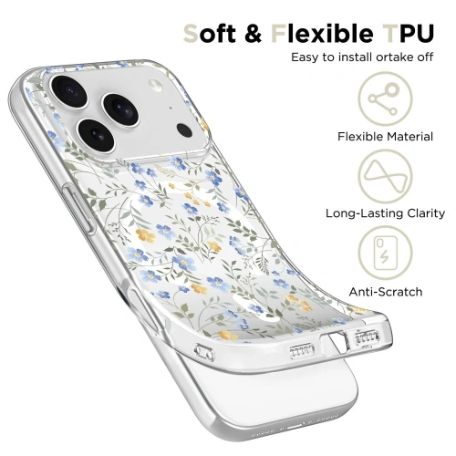 Etui Tech-Protect FlexAir MagSafe do Apple iPhone 17 Pro Spring Flowers