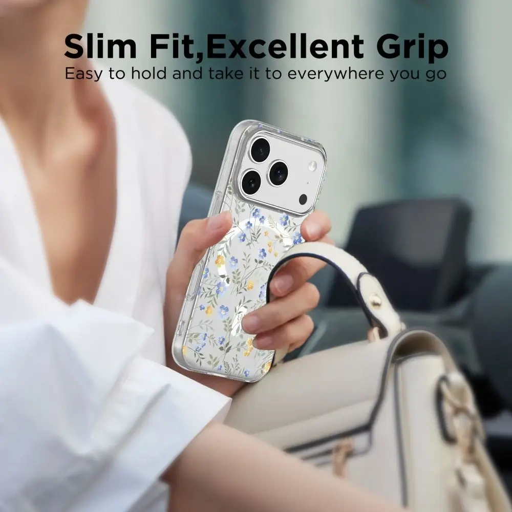 Etui Tech-Protect FlexAir MagSafe do Apple iPhone 17 Pro Spring Flowers