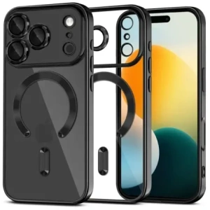 Etui Tech-Protect MagFlex MagSafe do Apple iPhone 17 Pro Shiny Black