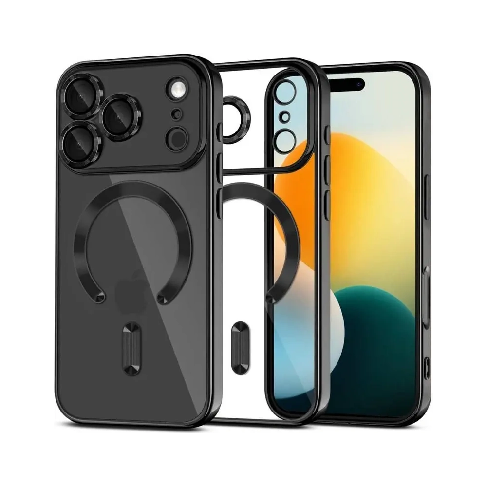 Etui Tech-Protect MagFlex MagSafe do Apple iPhone 17 Pro Shiny Black