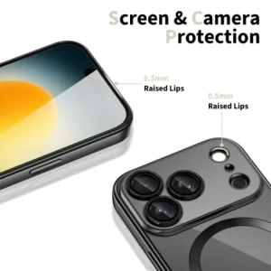 Etui Tech-Protect MagFlex MagSafe do Apple iPhone 17 Pro Shiny Black