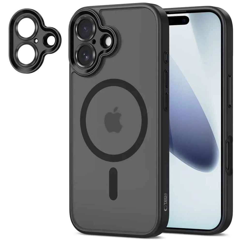Etui Tech-Protect MagCam MagSafe do Apple iPhone 17 Matte Black