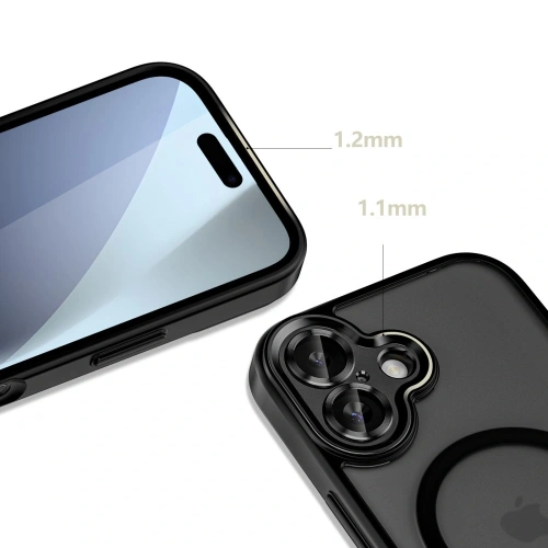 Etui Tech-Protect MagCam MagSafe do Apple iPhone 17 Matte Black
