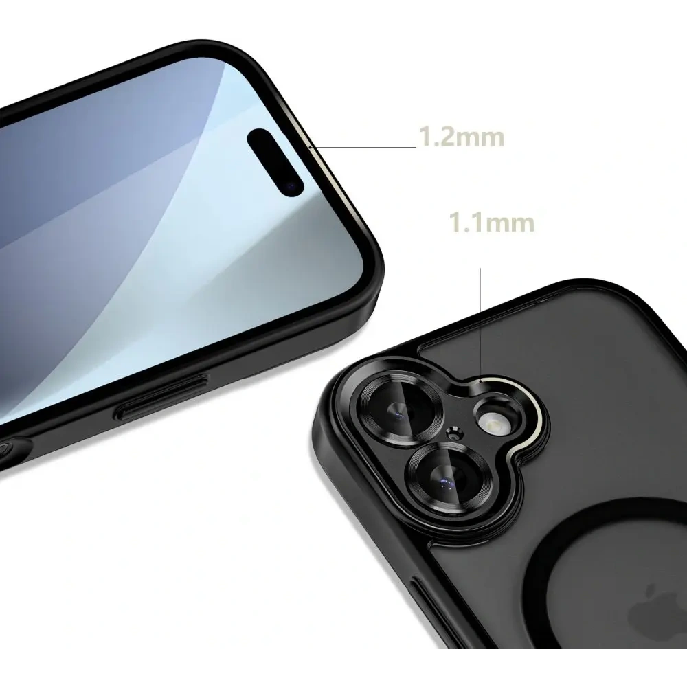 Etui Tech-Protect MagCam MagSafe do Apple iPhone 17 Matte Black