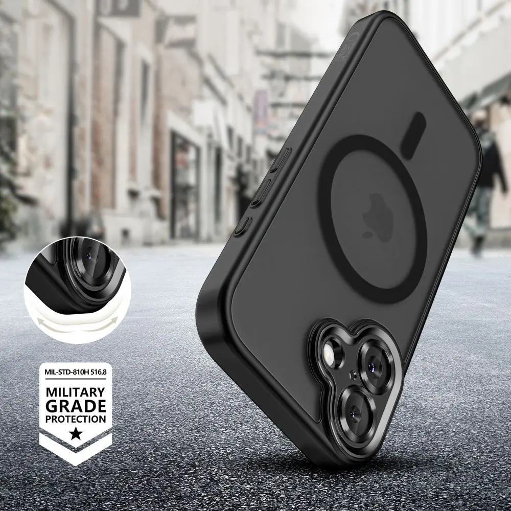 Etui Tech-Protect MagCam MagSafe do Apple iPhone 17 Matte Black