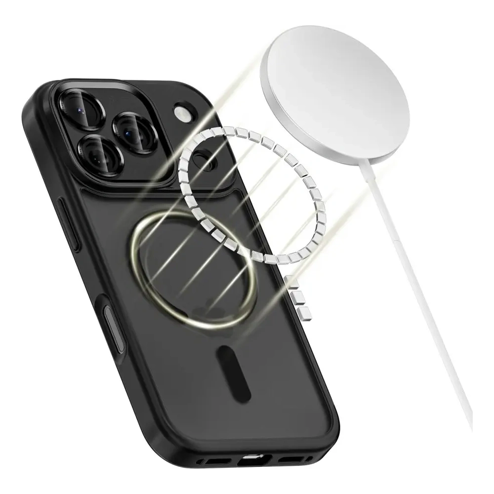 Etui Tech-Protect MagCam MagSafe do Apple iPhone 17 Pro Matte Black