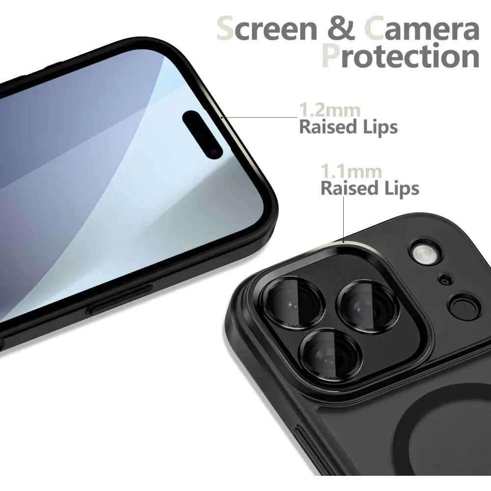 Etui Tech-Protect MagCam MagSafe do Apple iPhone 17 Pro Matte Black