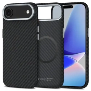 Etui Tech-Protect Ion Carbon MagSafe do Apple iPhone 17 Air Black/silver
