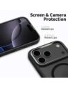 Etui Tech-Protect MagEdge MagSafe do Apple iPhone 17 Pro Matte Black/gunmetal