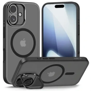 Etui Tech-Protect Magstand MagSafe do Apple iPhone 17 Matte Black