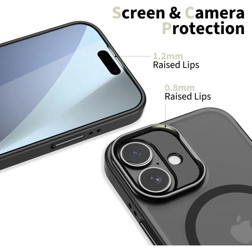 Etui Tech-Protect Magstand MagSafe do Apple iPhone 17 Matte Black