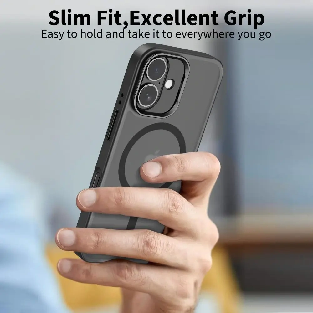 Etui Tech-Protect Magstand MagSafe do Apple iPhone 17 Matte Black