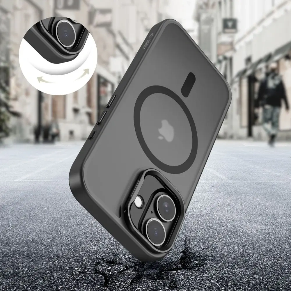 Etui Tech-Protect Magstand MagSafe do Apple iPhone 17 Matte Black