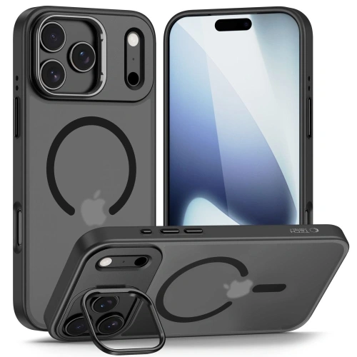 Etui Tech-Protect Magstand MagSafe do Apple iPhone 17 Pro Max Matte Black