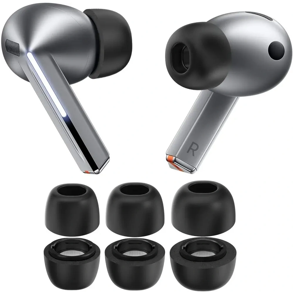 Zestaw nakładek Tech-Protect Ear Tips do Samsung Galaxy Buds 3 Pro Grey [3 PACK]