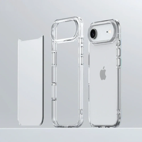 Etui Bizon Case Halo do Apple iPhone 17 Air przezroczyste