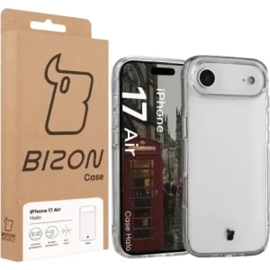 Etui Bizon Case Halo do Apple iPhone 17 Air przezroczyste