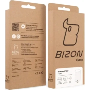 Etui Bizon Case Halo do Apple iPhone 17 Air przezroczyste