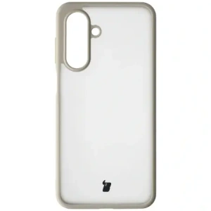 Etui Bizon Case Angelo do Samsung Galaxy A17 5G półprzezroczyste z beżową ramką