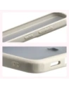 Etui Bizon Case Angelo do Samsung Galaxy S25 FE półprzezroczyste z beżową ramką