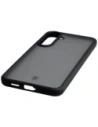 Etui Bizon Case Angelo do Samsung Galaxy S25 FE przydymione z czarną ramką