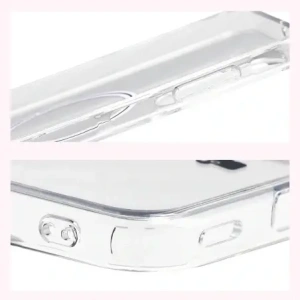Etui z pierścieniem magnetycznym Bizon Case CrystalO Magnetic do Samsung Galaxy A17 5G przezroczyste