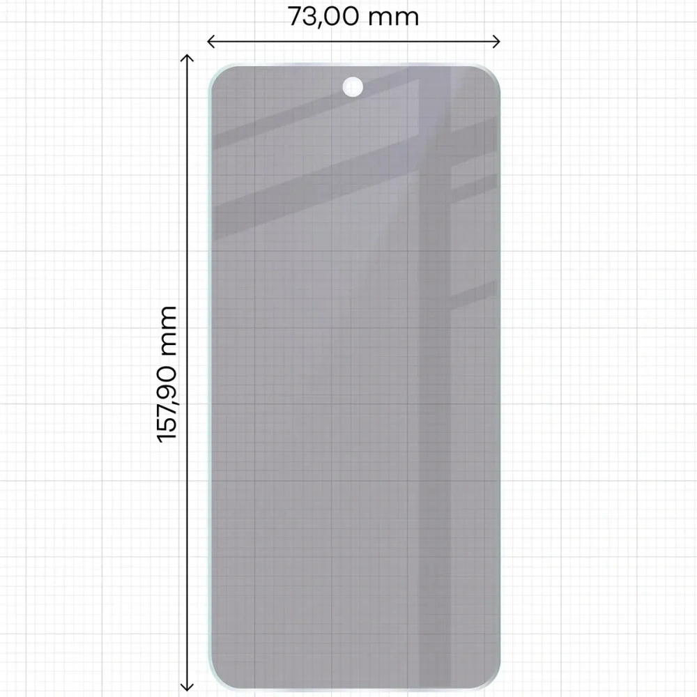 Prywatyzujące szkło hybrydowe Bizon Glass Mule Shadow do Nothing Phone (3) matowe