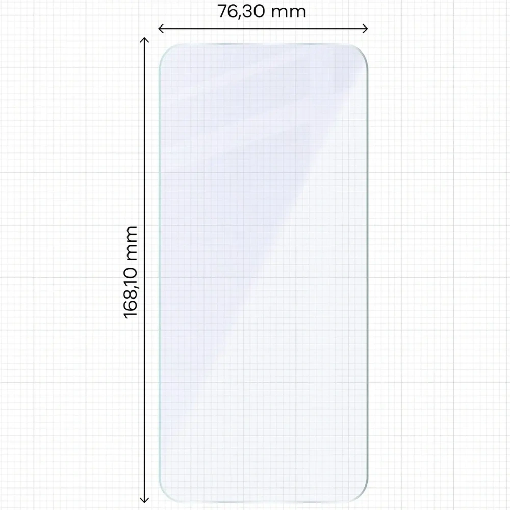 Elastyczne szkło hybrydowe Bizon Glass Mule do Xiaomi Redmi 15C 4G / 5G / POCO C85 4G 173mm