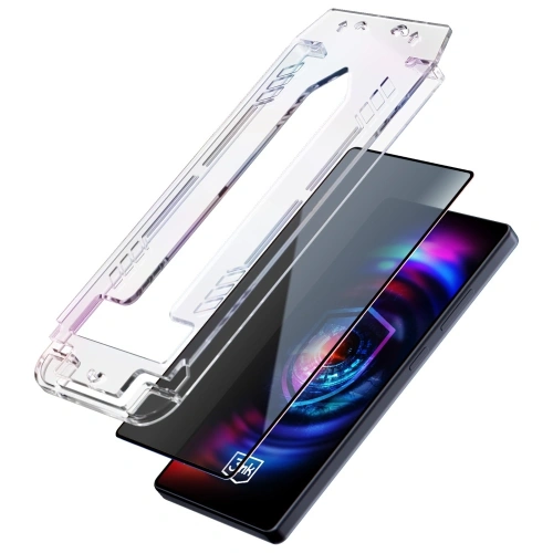 Szkło hartowane 3MK HardGlass Max Privacy z aplikatorem do Apple iPhone 13 / 13 Pro / 14 / 16E