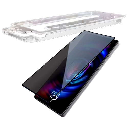 Szkło hartowane 3MK HardGlass Max Privacy z aplikatorem do Apple iPhone 13 / 13 Pro / 14 / 16E