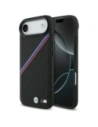 Etui BMW M Tricolor Metal Logo MagSafe do Apple iPhone 17 Air czarny