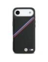 Etui BMW M Tricolor Metal Logo MagSafe do Apple iPhone 17 Air czarny