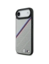 Etui BMW M Tricolor Metal Logo MagSafe do Apple iPhone 17 Air szary