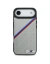 Etui BMW M Tricolor Metal Logo MagSafe do Apple iPhone 17 Air szary