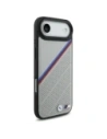 Etui BMW M Tricolor Metal Logo MagSafe do Apple iPhone 17 Air szary