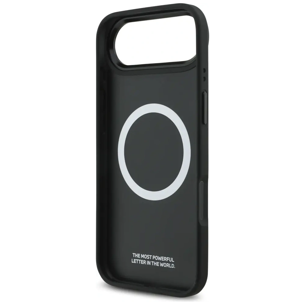 Etui BMW M Tricolor Metal Logo MagSafe do Apple iPhone Air szary