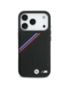 Etui BMW M Tricolor Metal Logo MagSafe do Apple iPhone 17 Pro czarny