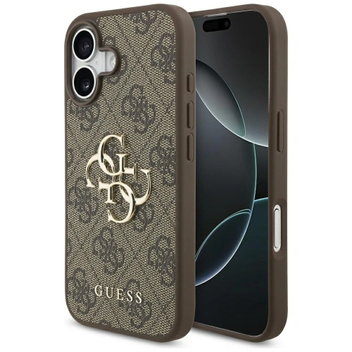 Etui Guess 4G Big Logo do Apple iPhone 17 brązowy