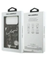 Etui Karl Lagerfeld Grained Pattern & Logo MagSafe do Apple iPhone 17 Pro Max czarny